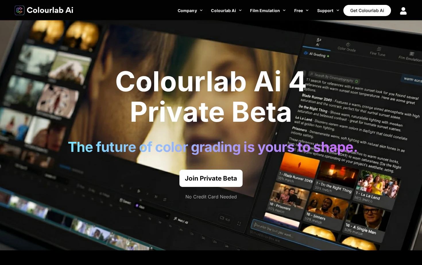 Colourlab.ai 页面快照